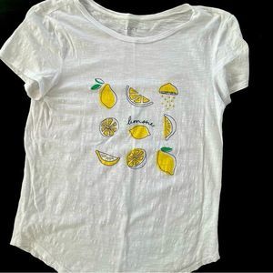 LOFT Lemon Graphic Tee